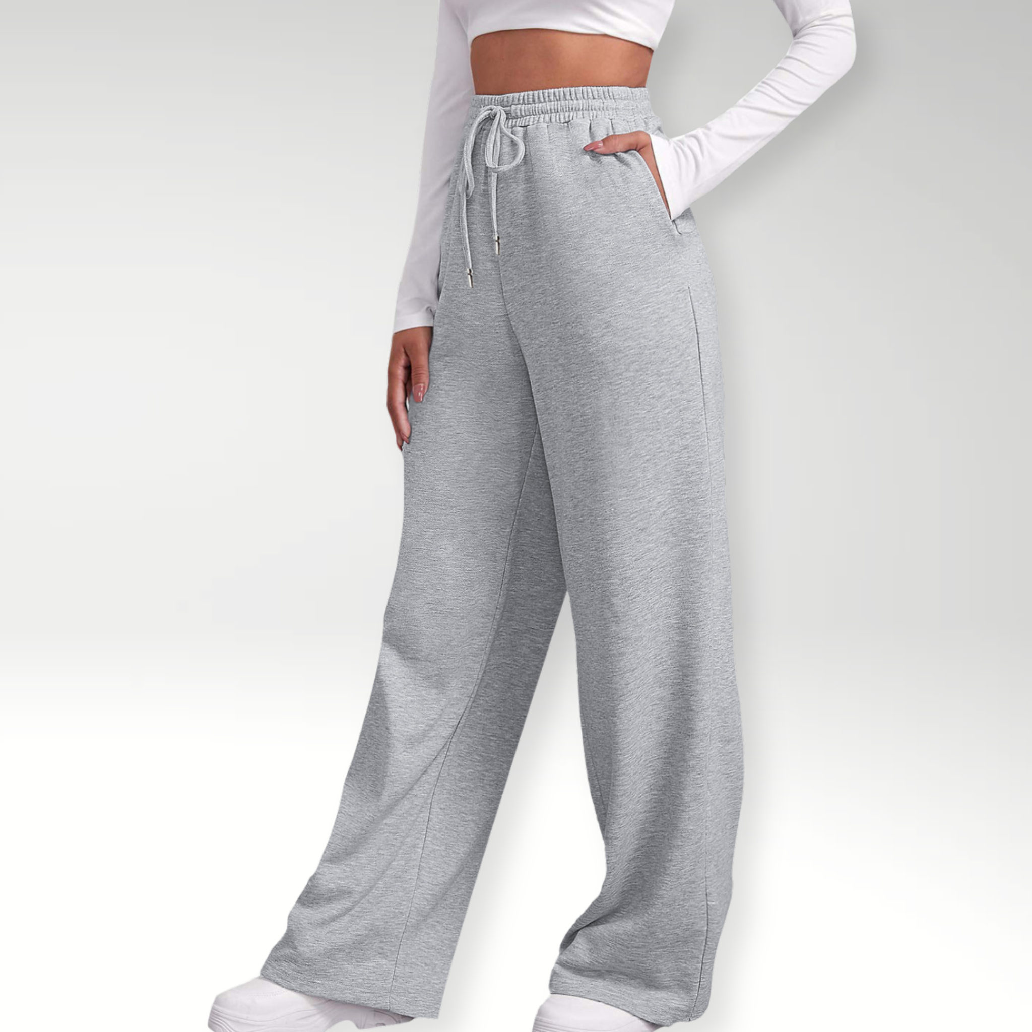 Lisa | Wide Leg Joggers with Casual Cut